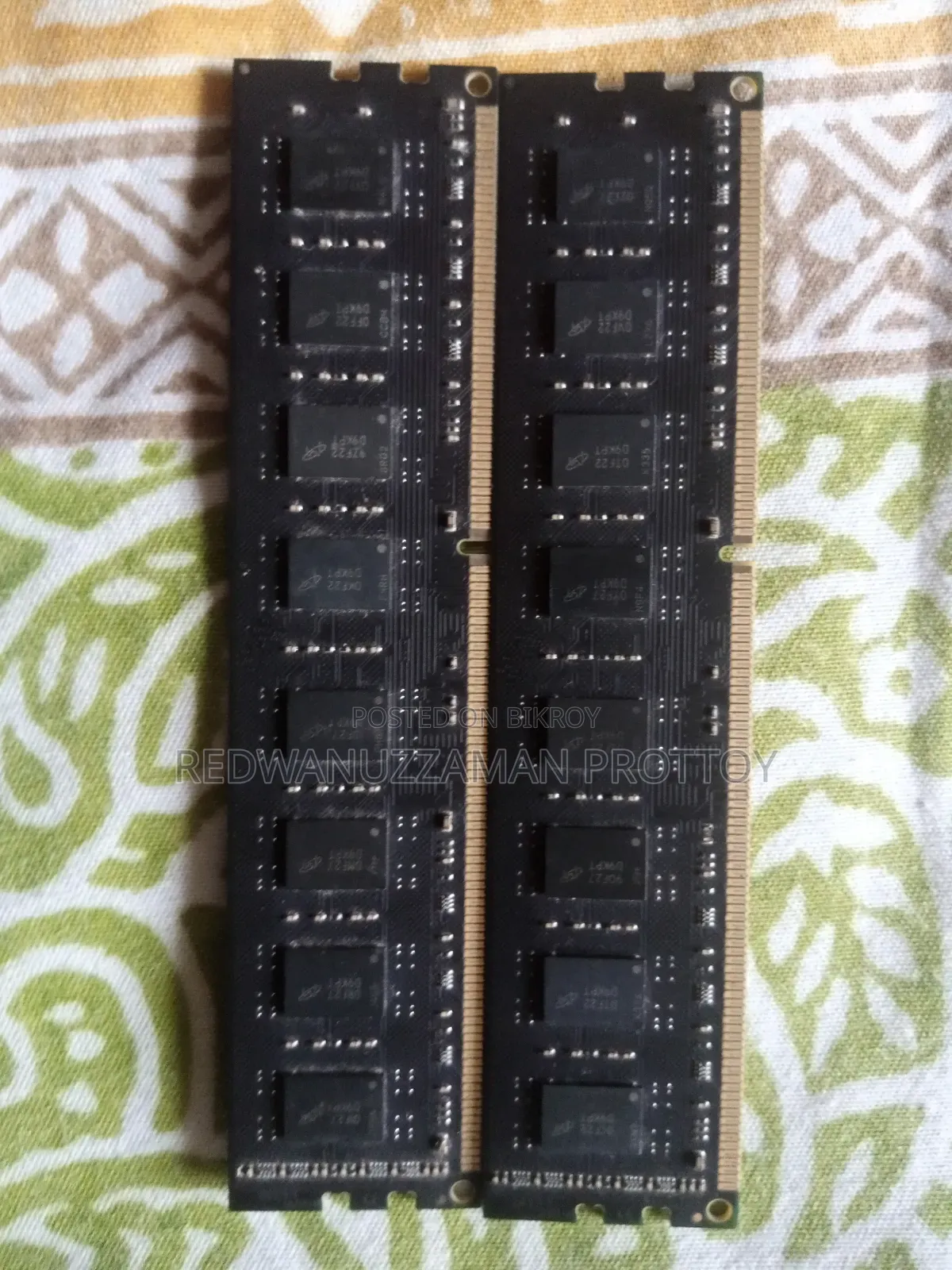 Computer RAM 2GB + 2GB = Total 4GB (RAM 4GB)