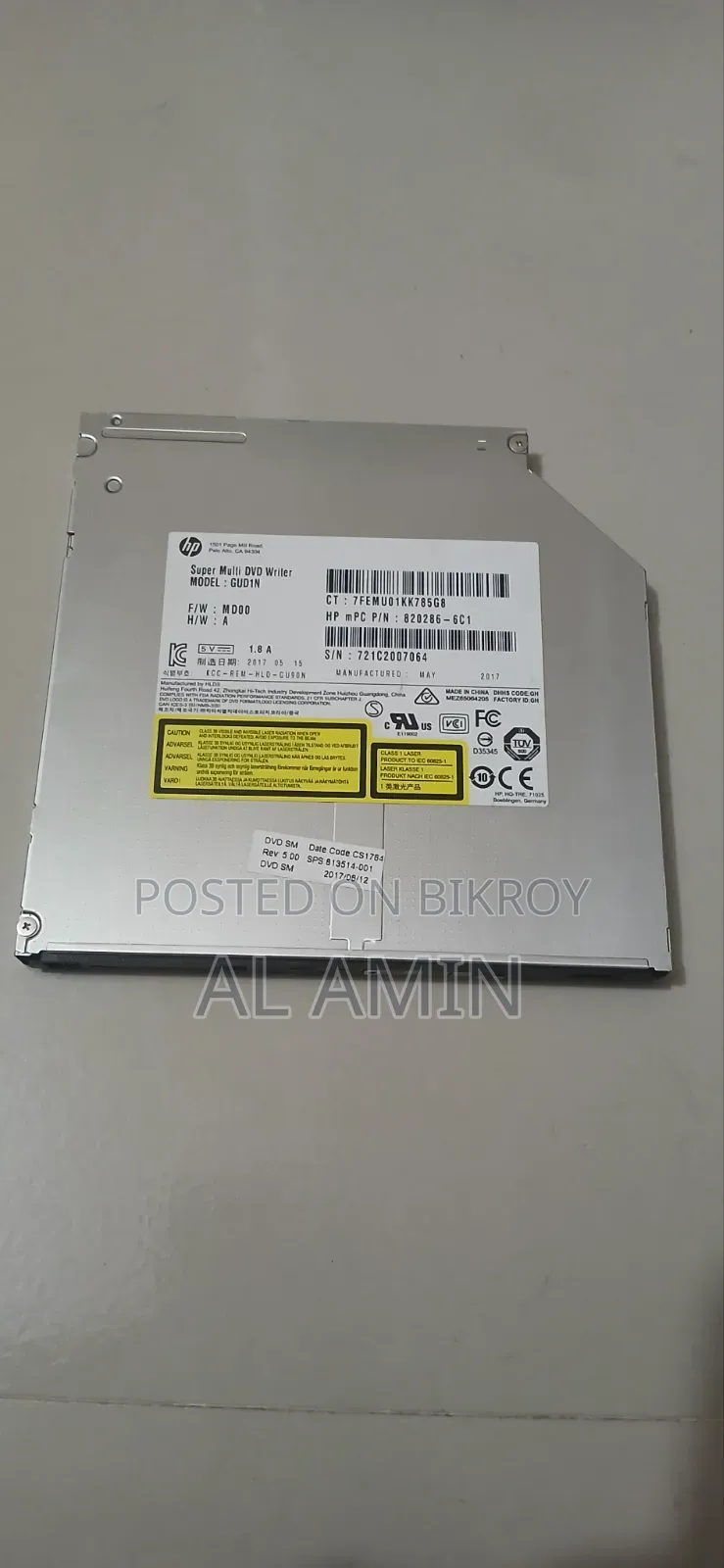 Laptop DVD Writer HP Sata (From Original Laptop)