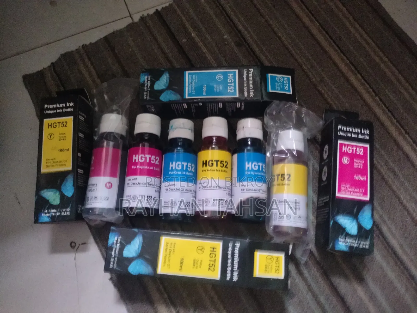 Printer Ink 8 Bottles Full Ok 100 Ml