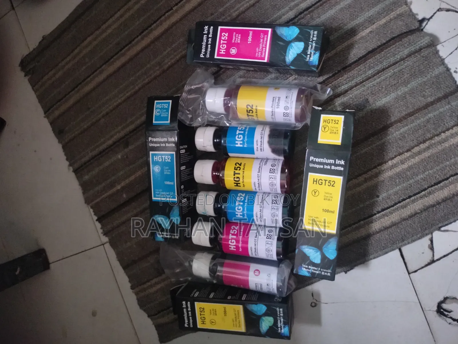 Printer Ink 8 Bottles Full Ok 100 Ml