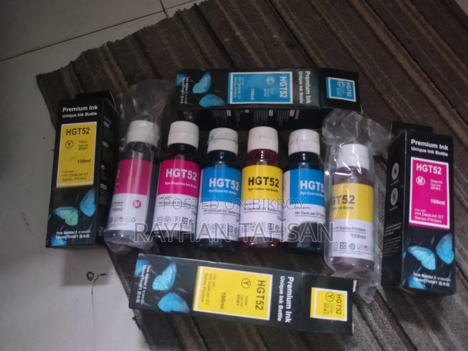Printer Ink 8 Bottles Full Ok 100 Ml