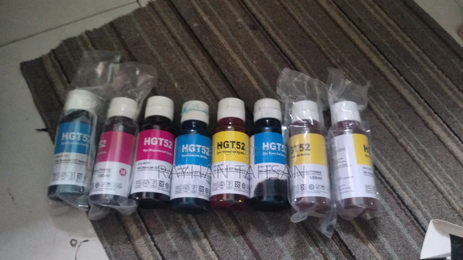 Printer Ink 8 Bottles Full Ok 100 Ml