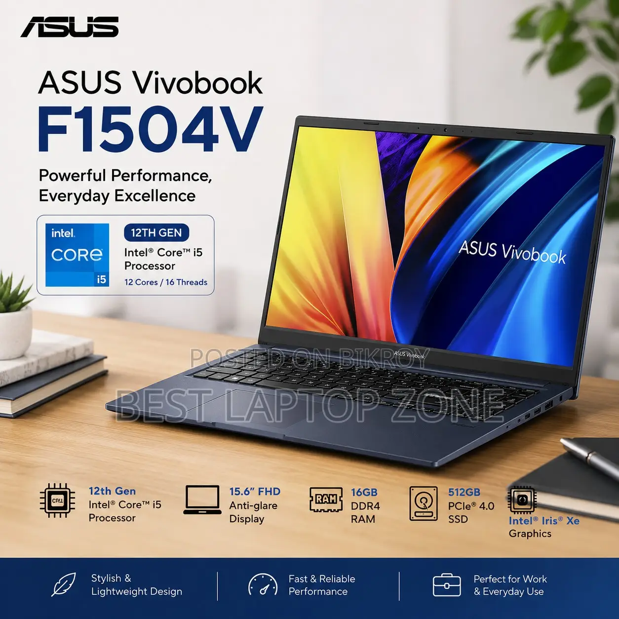 New Laptop Asus 16GB Intel Core i5 SSD 512GB