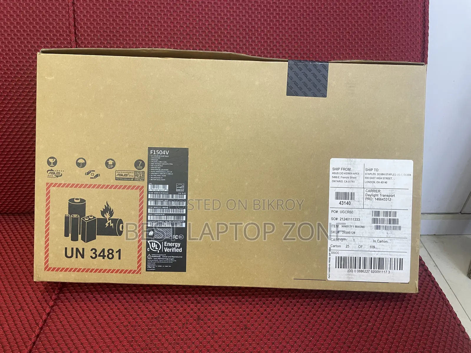 New Laptop Asus 16GB Intel Core i5 SSD 512GB