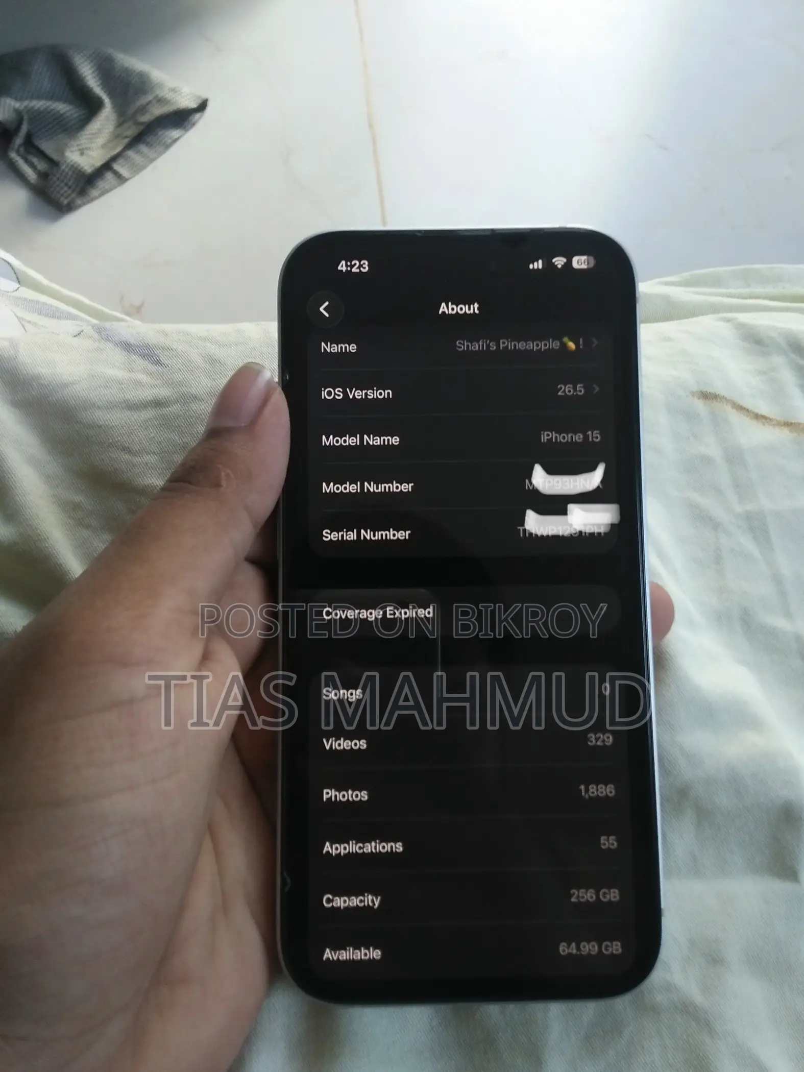 Apple iPhone 15 256 GB Blue