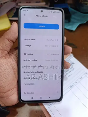 Xiaomi Redmi Note 13 256 GB Gold