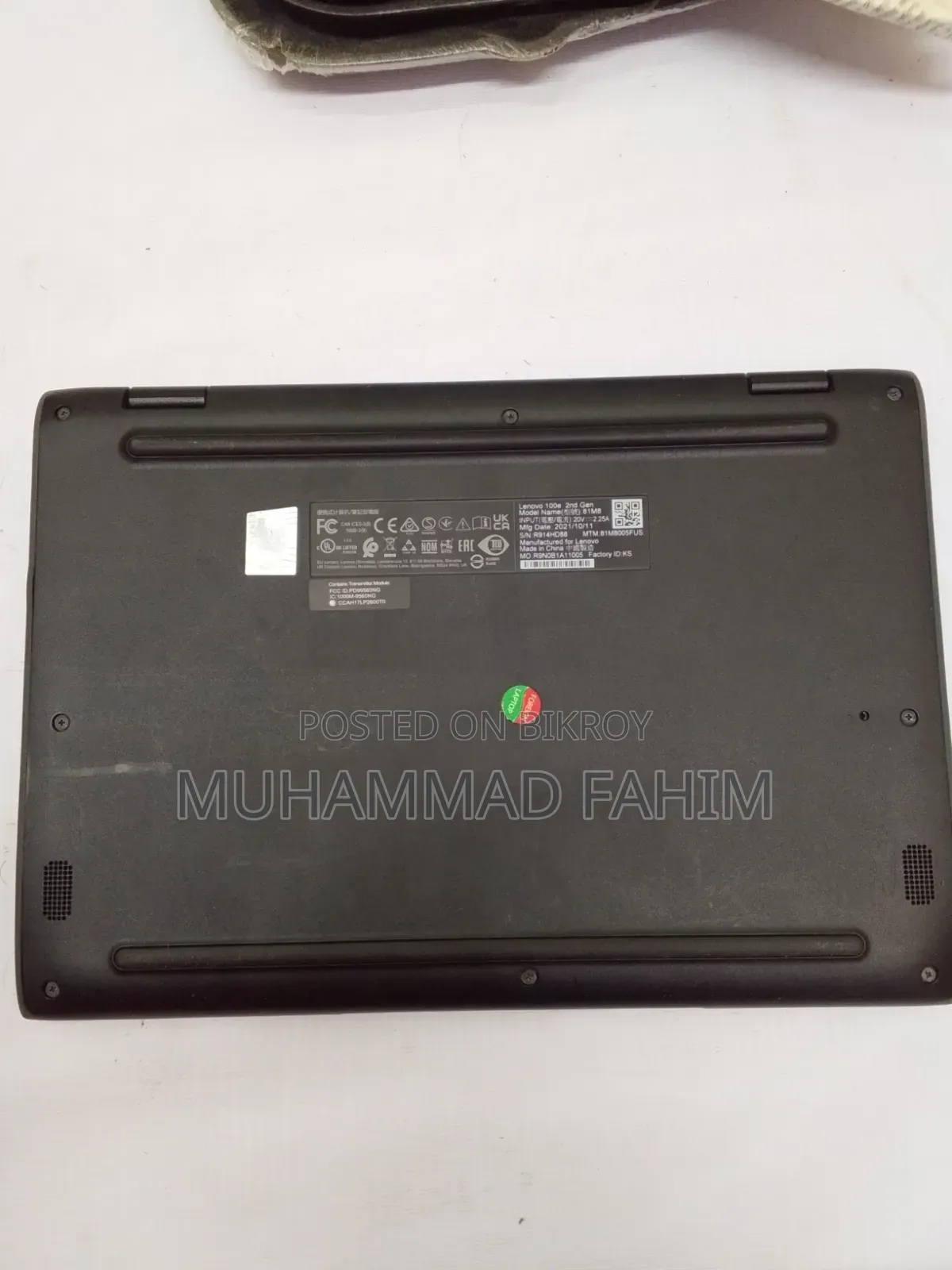 Laptop Lenovo 100e 4GB Intel SSD 128GB