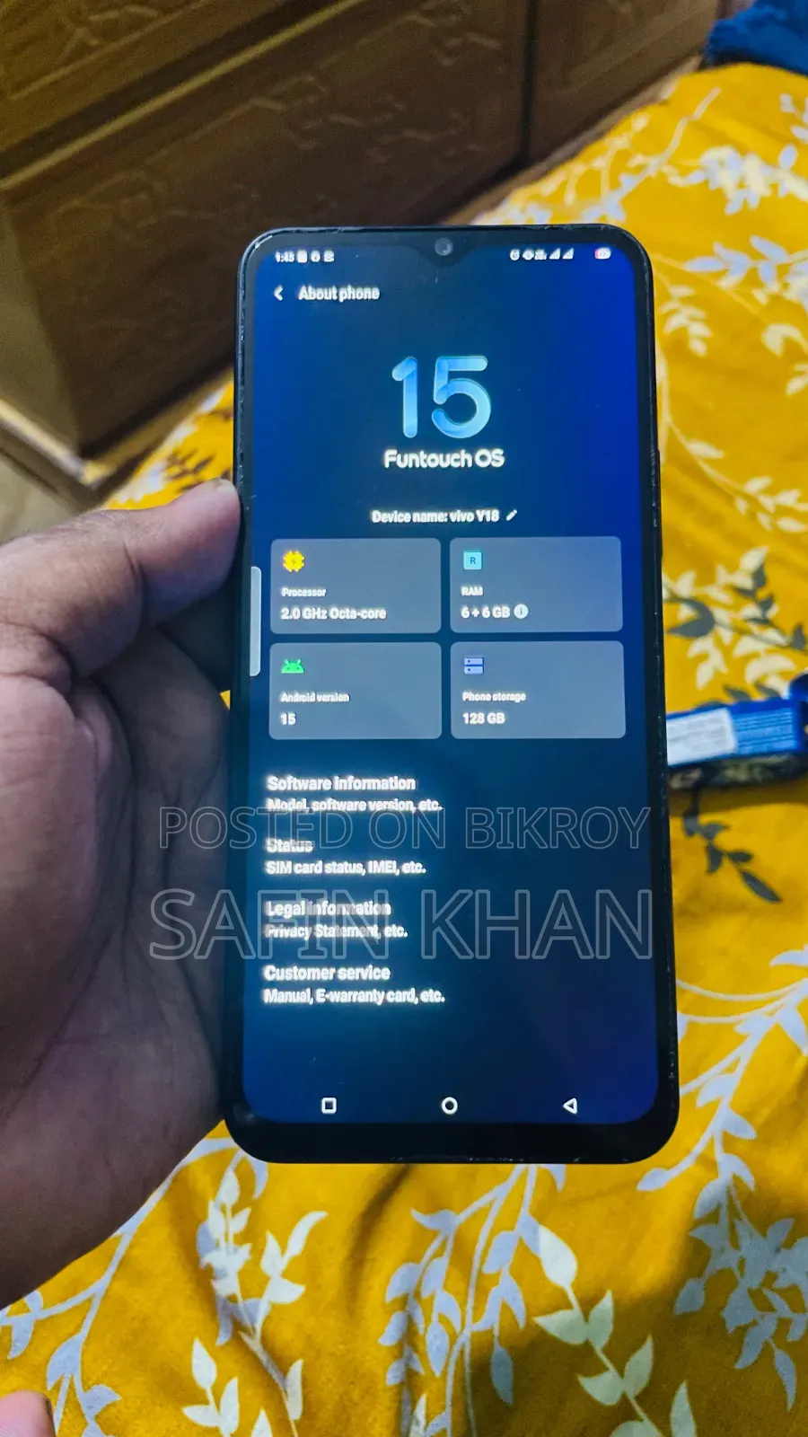 Vivo Y18 128 GB Purple