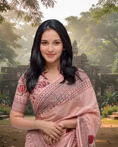 Digital Elegance Chanduri Silk Saree