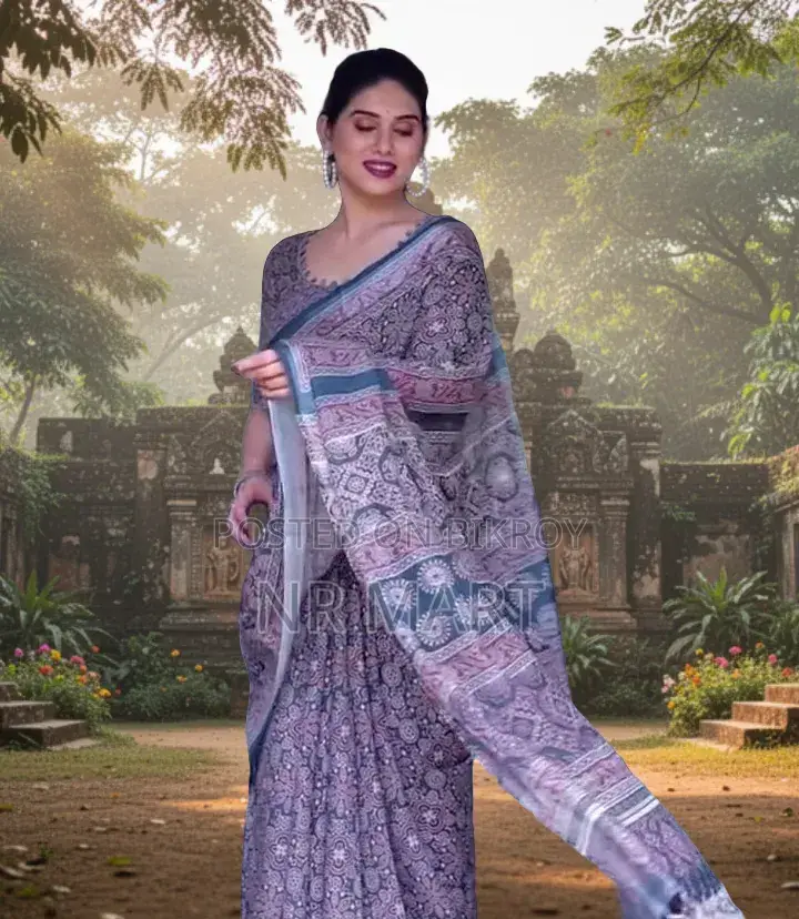 Digital Elegance Chanduri Silk Saree