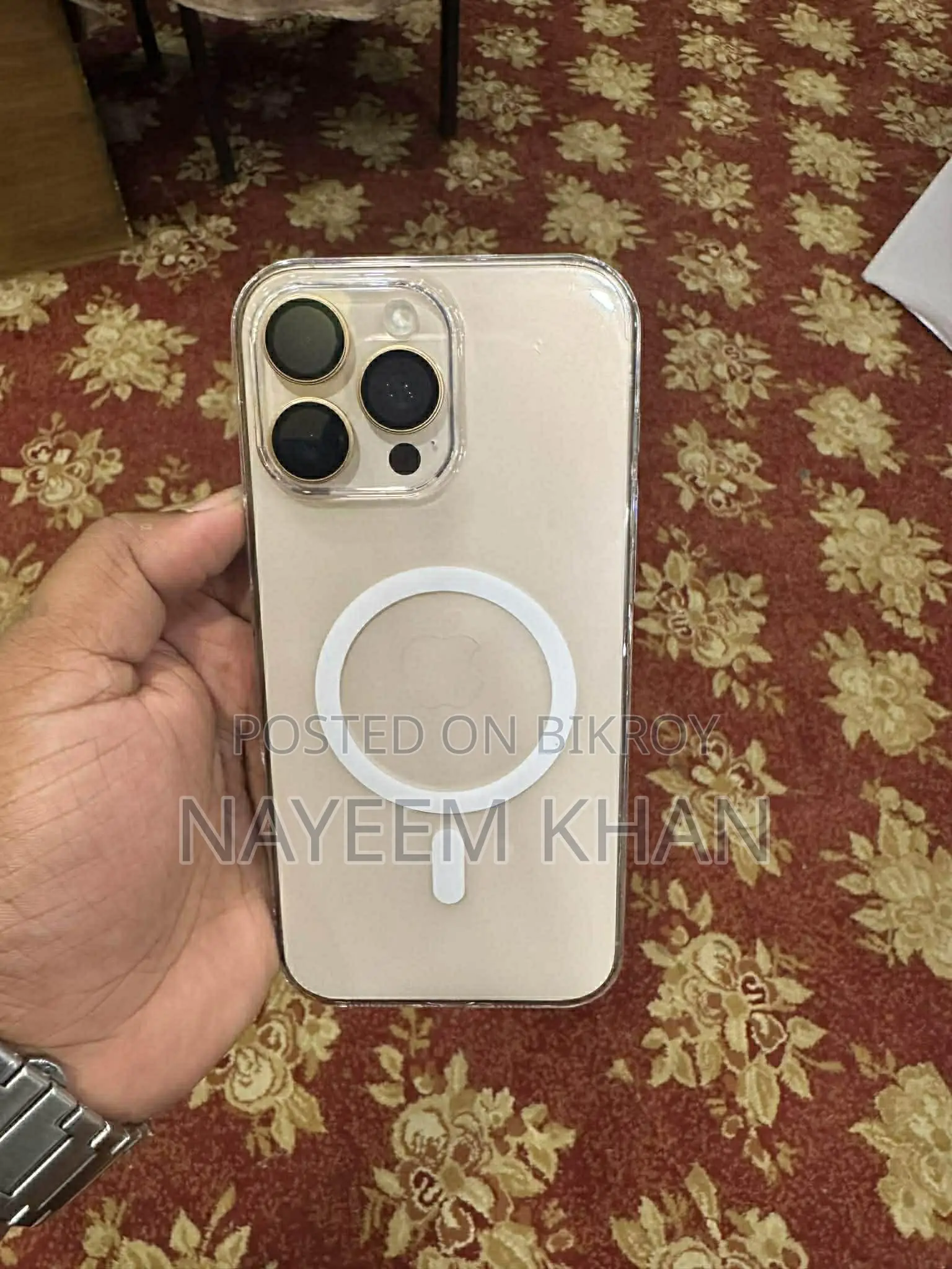 অ্যাপল আইফোন ১৬ প্রো ম্যাক্স ৫১২ জিবি গোল্ড