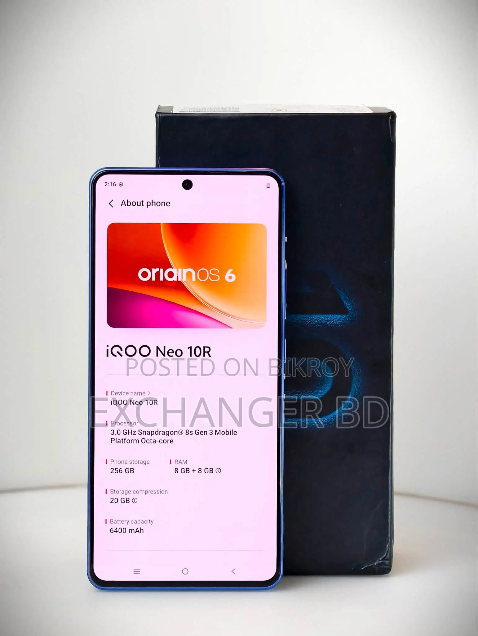 iQOO 256 GB Blue