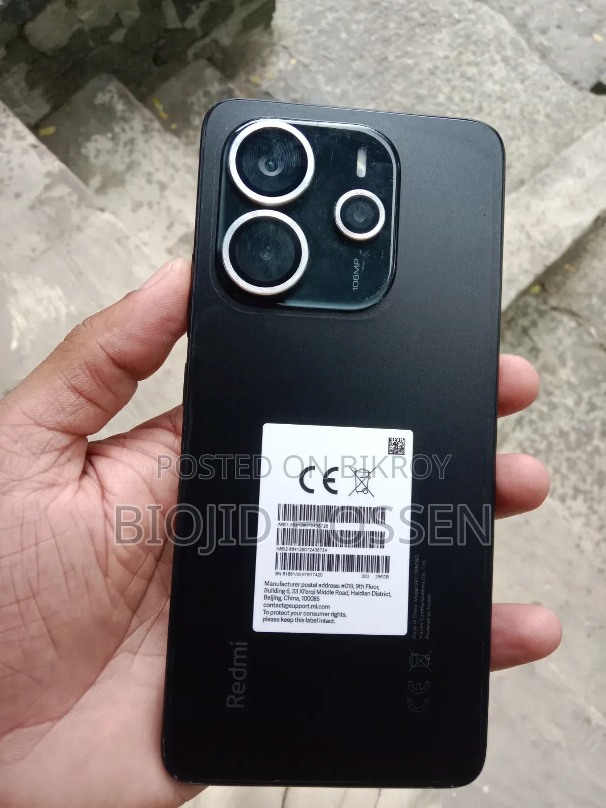 Xiaomi Redmi Note 14 4G 256 GB Black