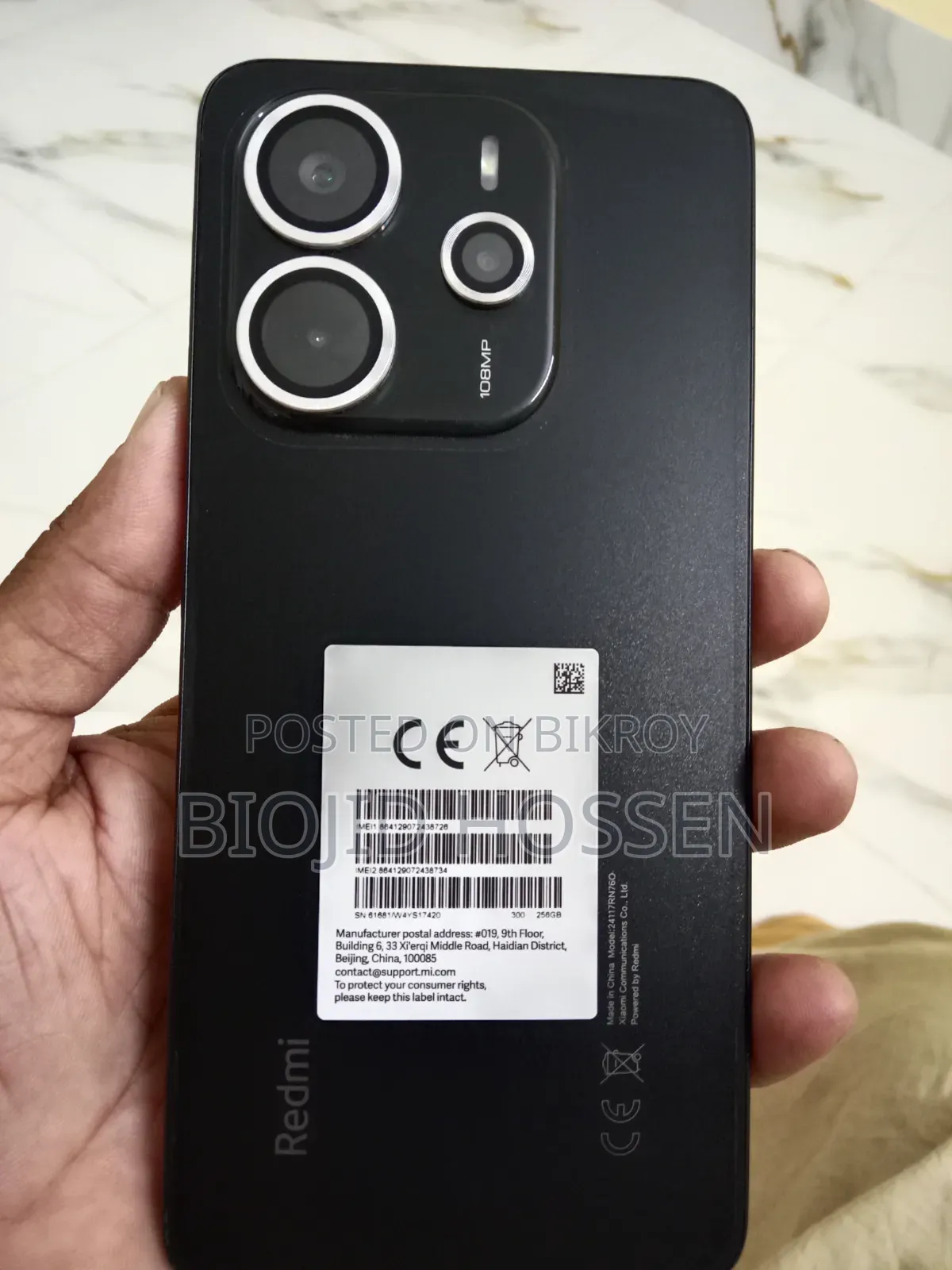 Xiaomi Redmi Note 14 4G 256 GB Black