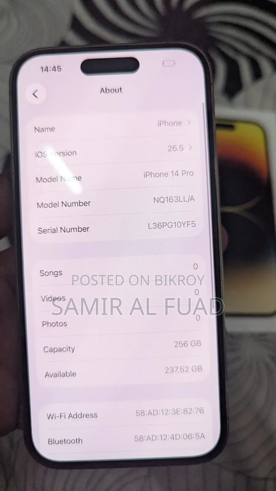 Apple iPhone 14 Pro 256 GB Gold