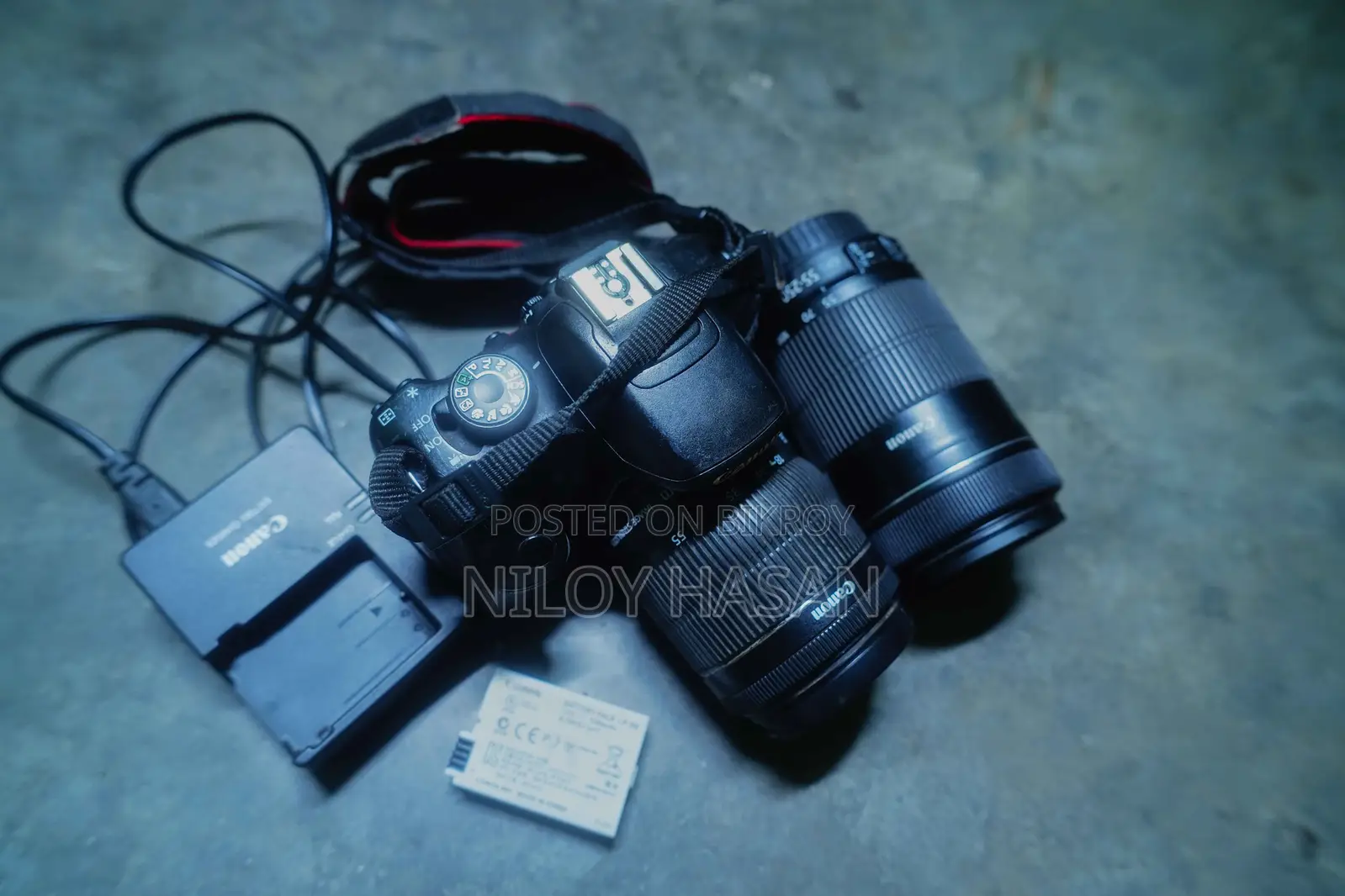 Canon Eos 700d Whit 55-250 Zoom Lence