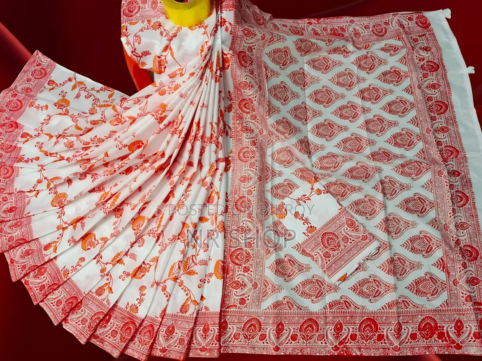 Premium Resham Silk Saree (with matching blouse piece)