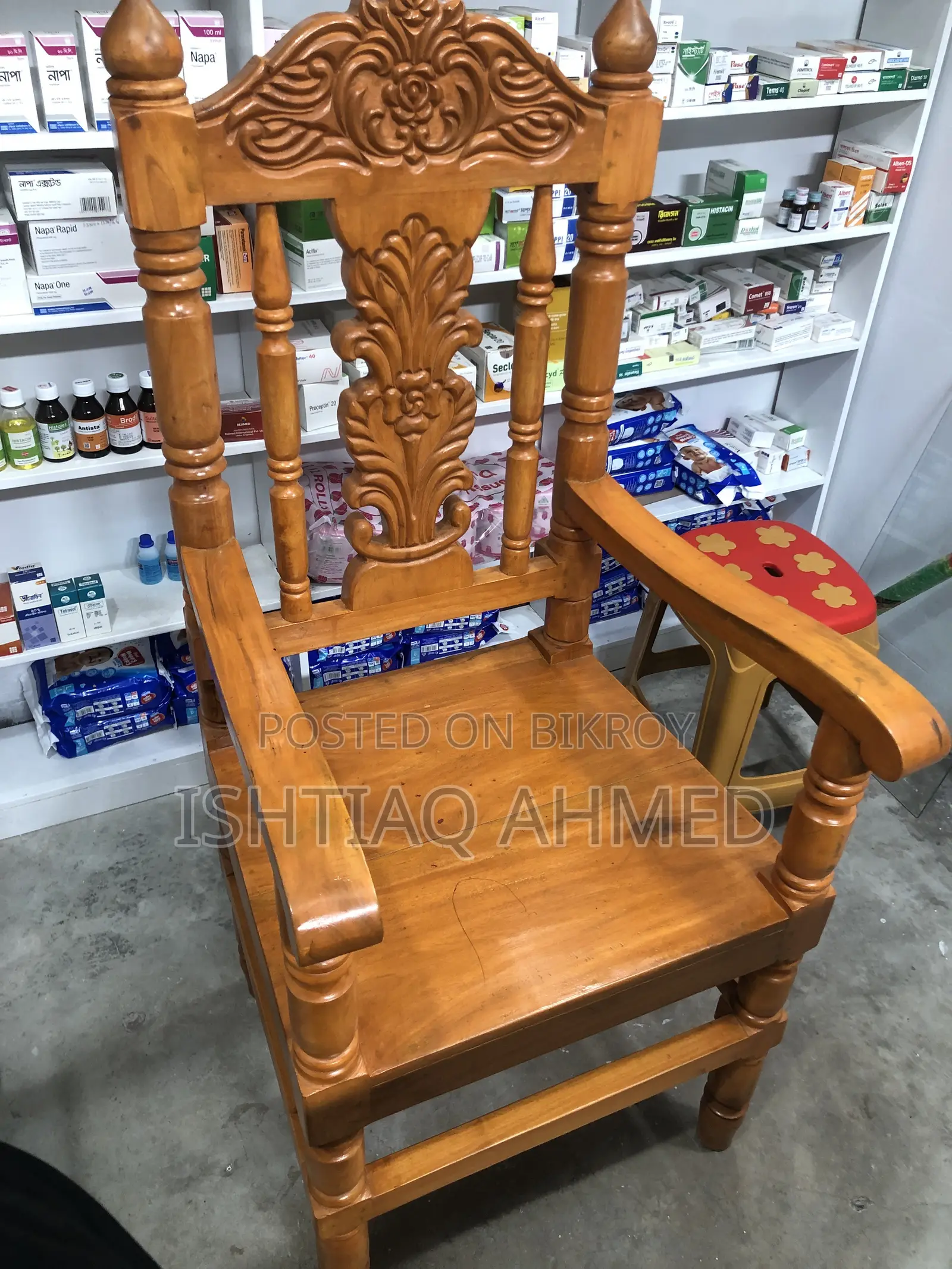 Teak Wood Chair (Handmade)