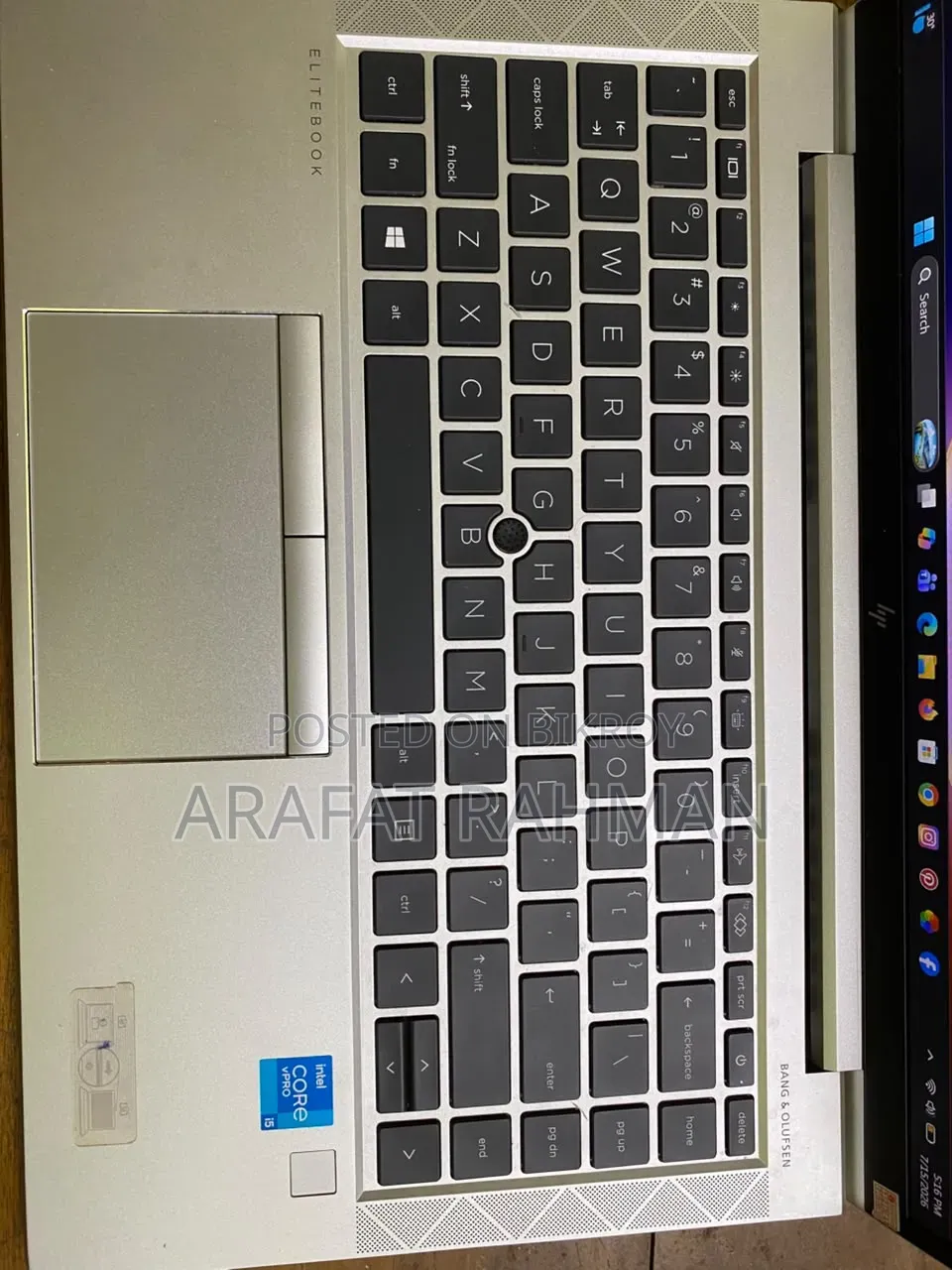 Laptop HP EliteBook 840 G8 16GB Intel Core i5 SSD 512GB
