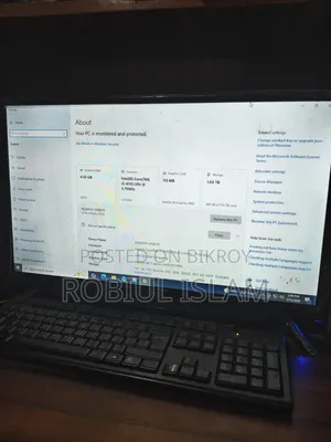 Desktop Computer 4GB Intel Core i3 SSD 128GB