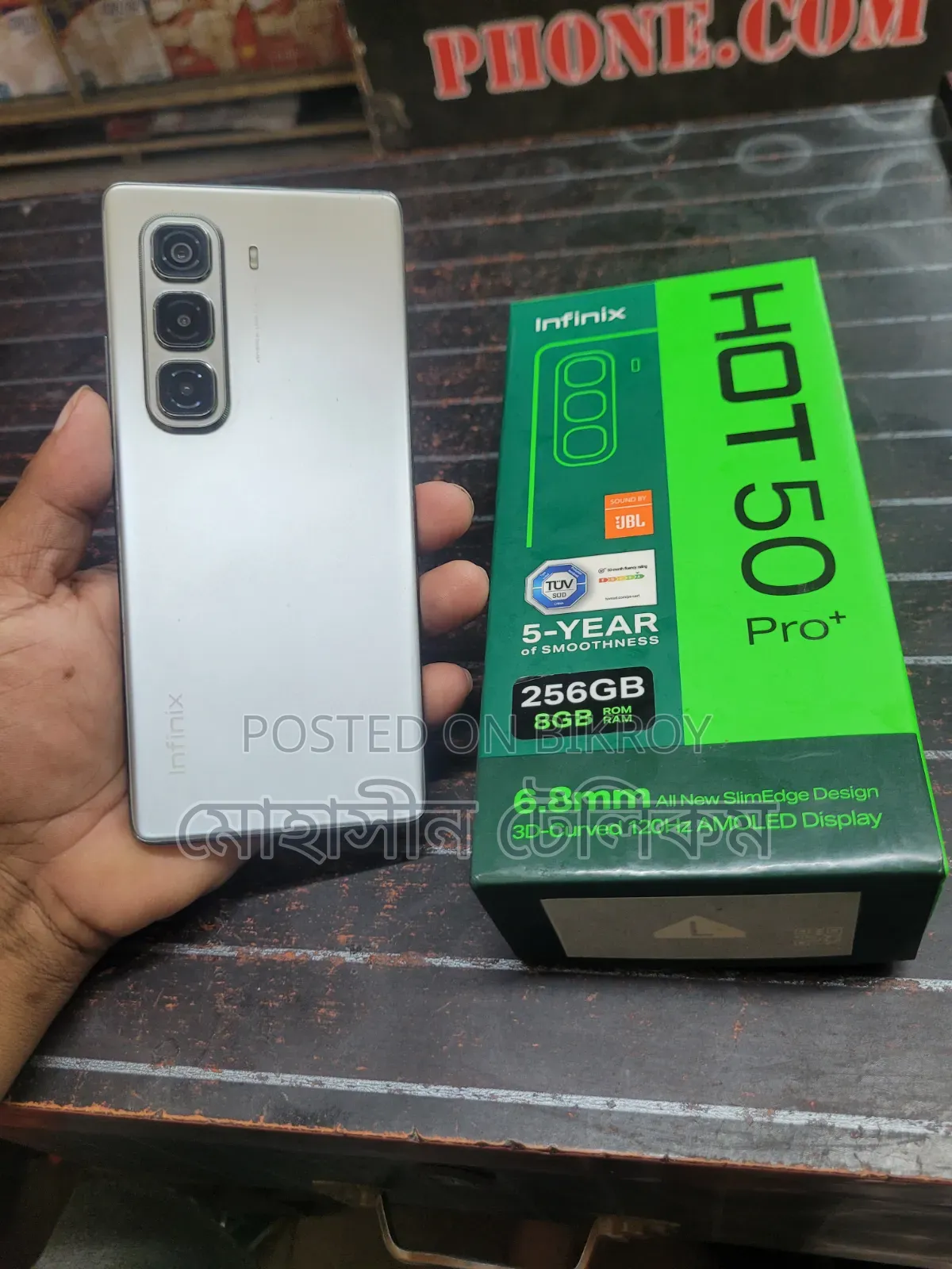 Infinix Hot 50 Pro+ 4G 256 GB White