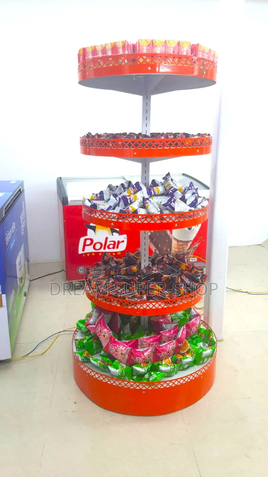 রাউন্ড গন্ডোলা / ডিসপ্লে র‍্যাক