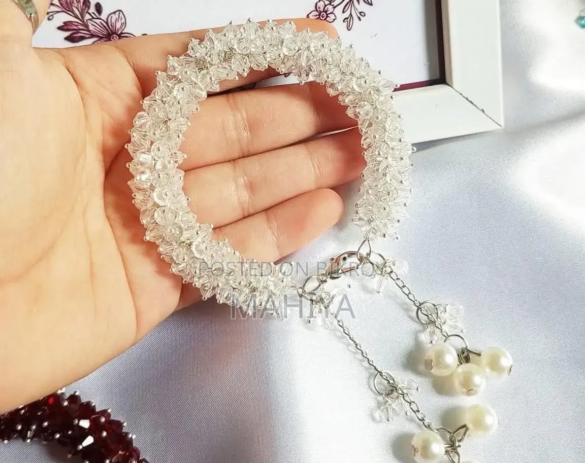 Crystal Gajra Bracelet for Girls Handmade Bracelet ✨ All colors available,✅