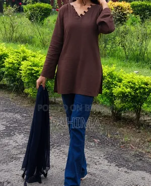 Introducing Mrittika. A Classic Brown Kurti With a Minimal Aura.