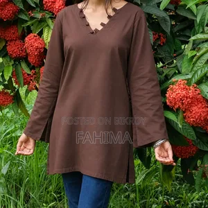 Introducing Mrittika. A Classic Brown Kurti With a Minimal Aura.