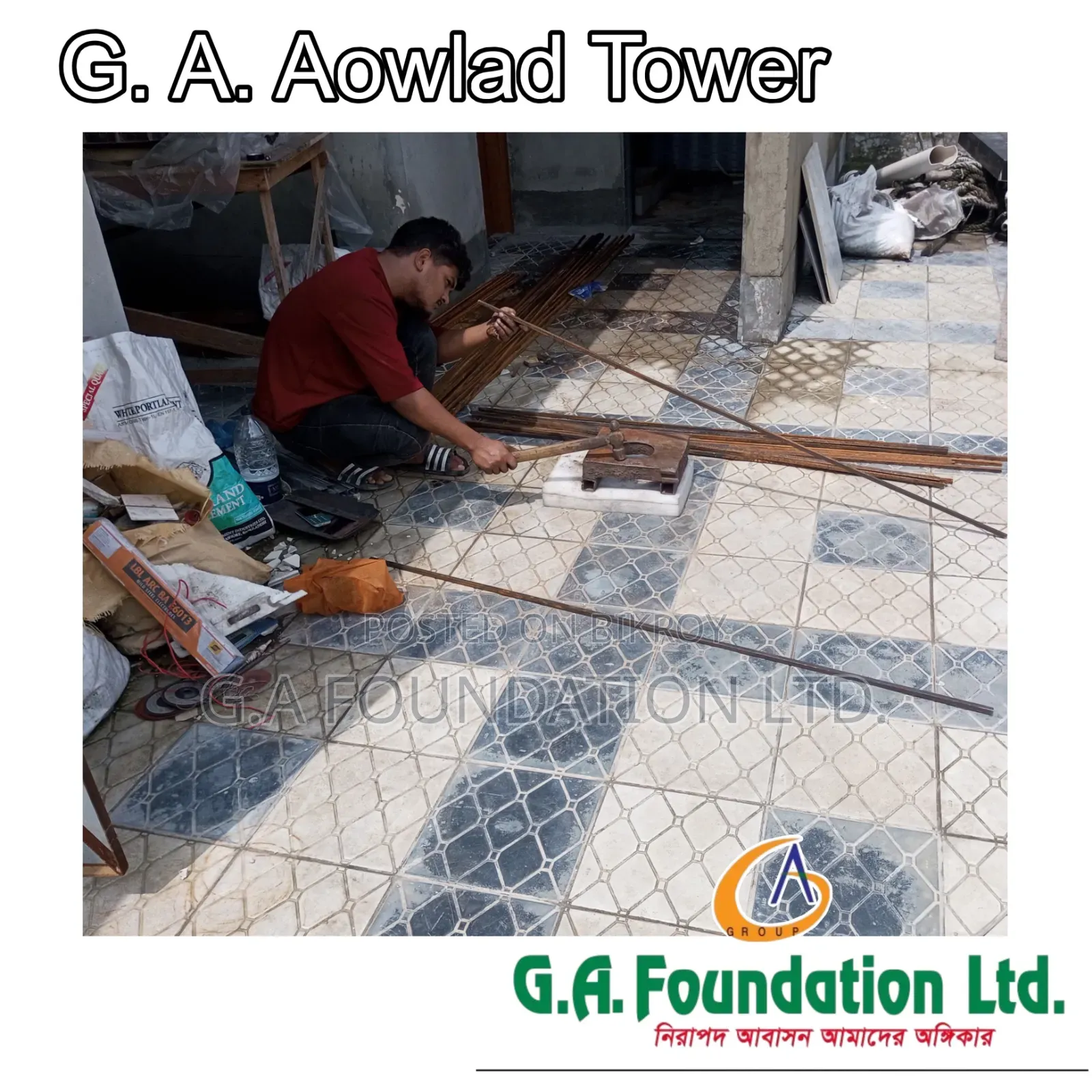 3-Bedroom Apartment in G. A. Awlad Tower, Mirpur for Sale