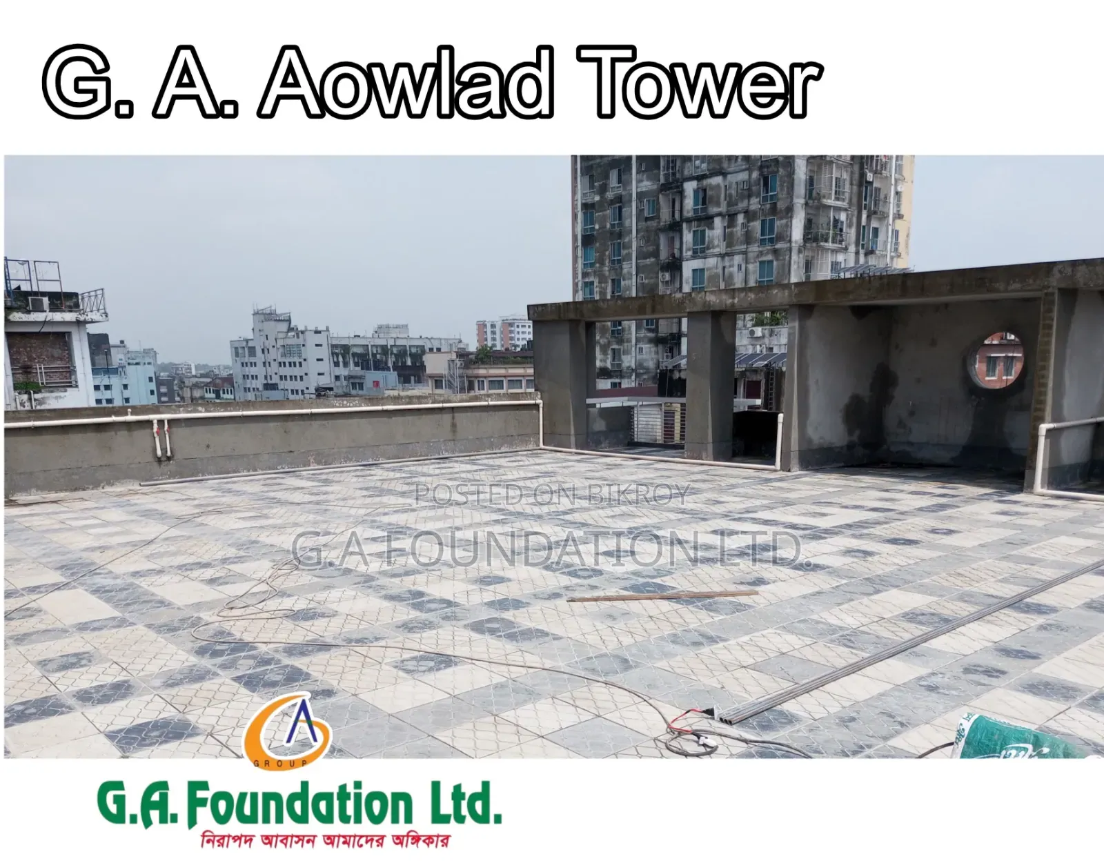 3-Bedroom Apartment in G. A. Awlad Tower, Mirpur for Sale