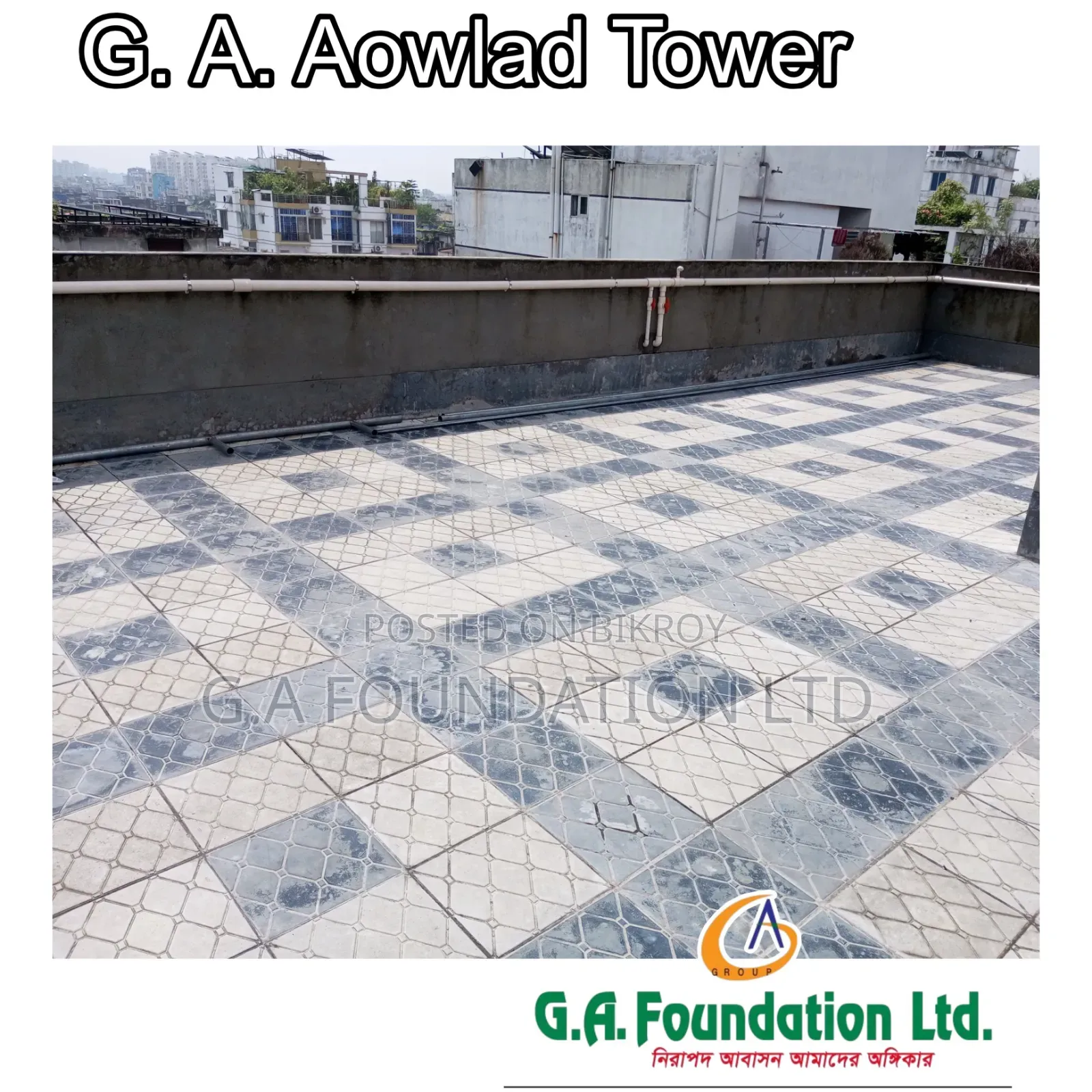 3-Bedroom Apartment in G. A. Awlad Tower, Mirpur for Sale