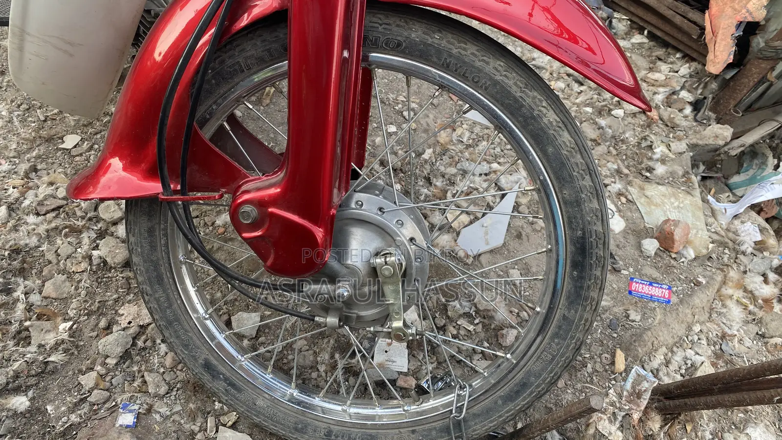 Honda Super Hawk 2002 Red