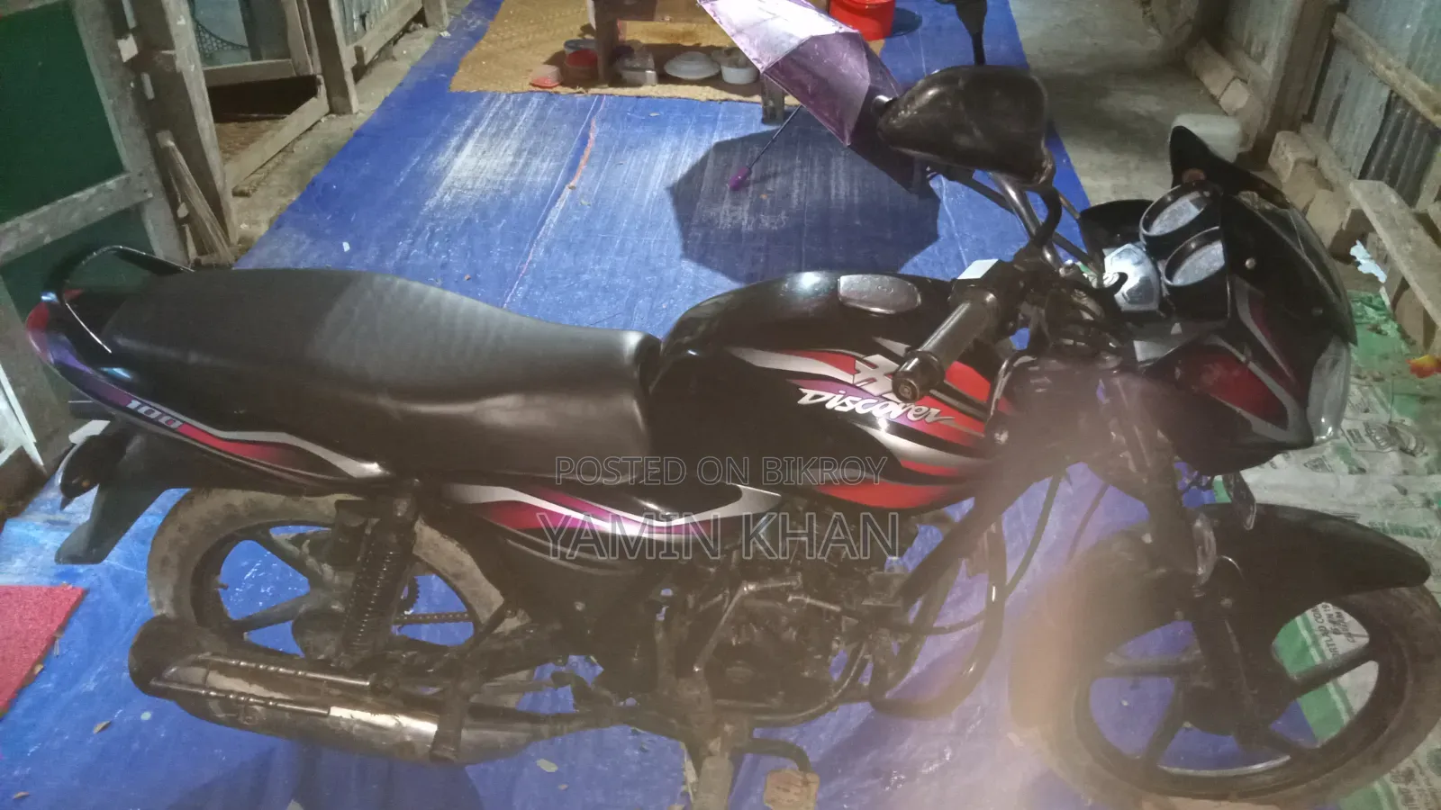 Bajaj Discover 100 2015 Black