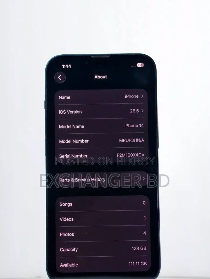 Apple iPhone 14 128 GB Black