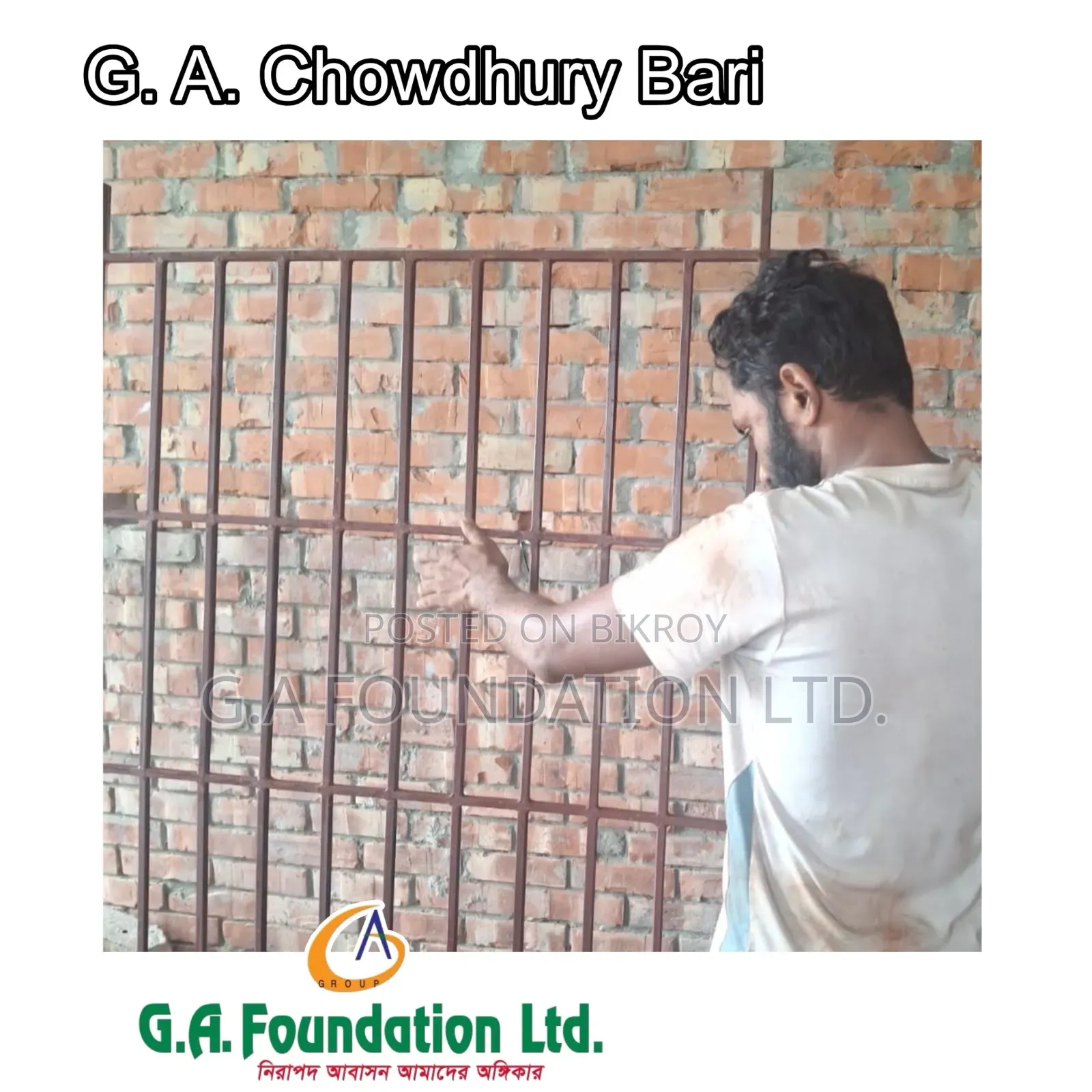 3-Bedroom Apartment in G.A. Chowdhury Bari, Mirpur for Sale
