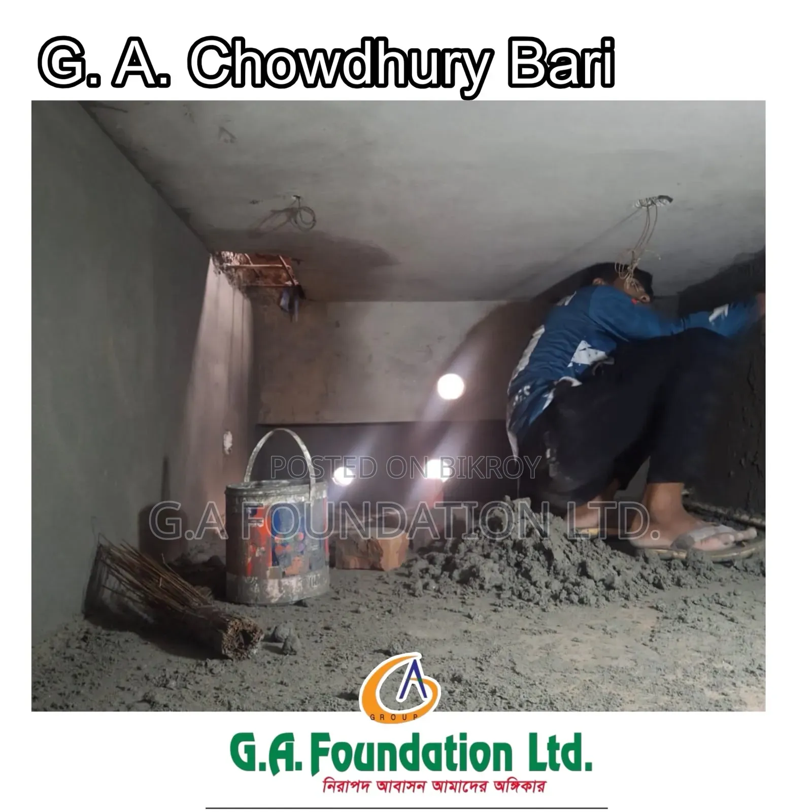 3-Bedroom Apartment in G.A. Chowdhury Bari, Mirpur for Sale