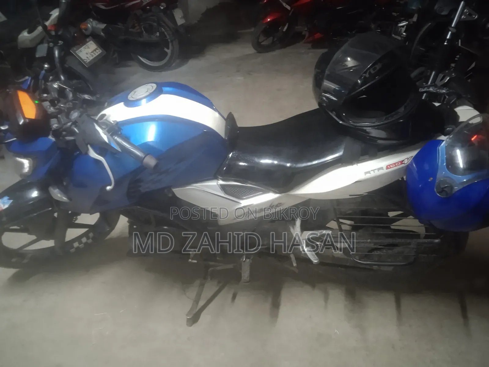 TVS Apache RTR 160 4V 2019 Blue