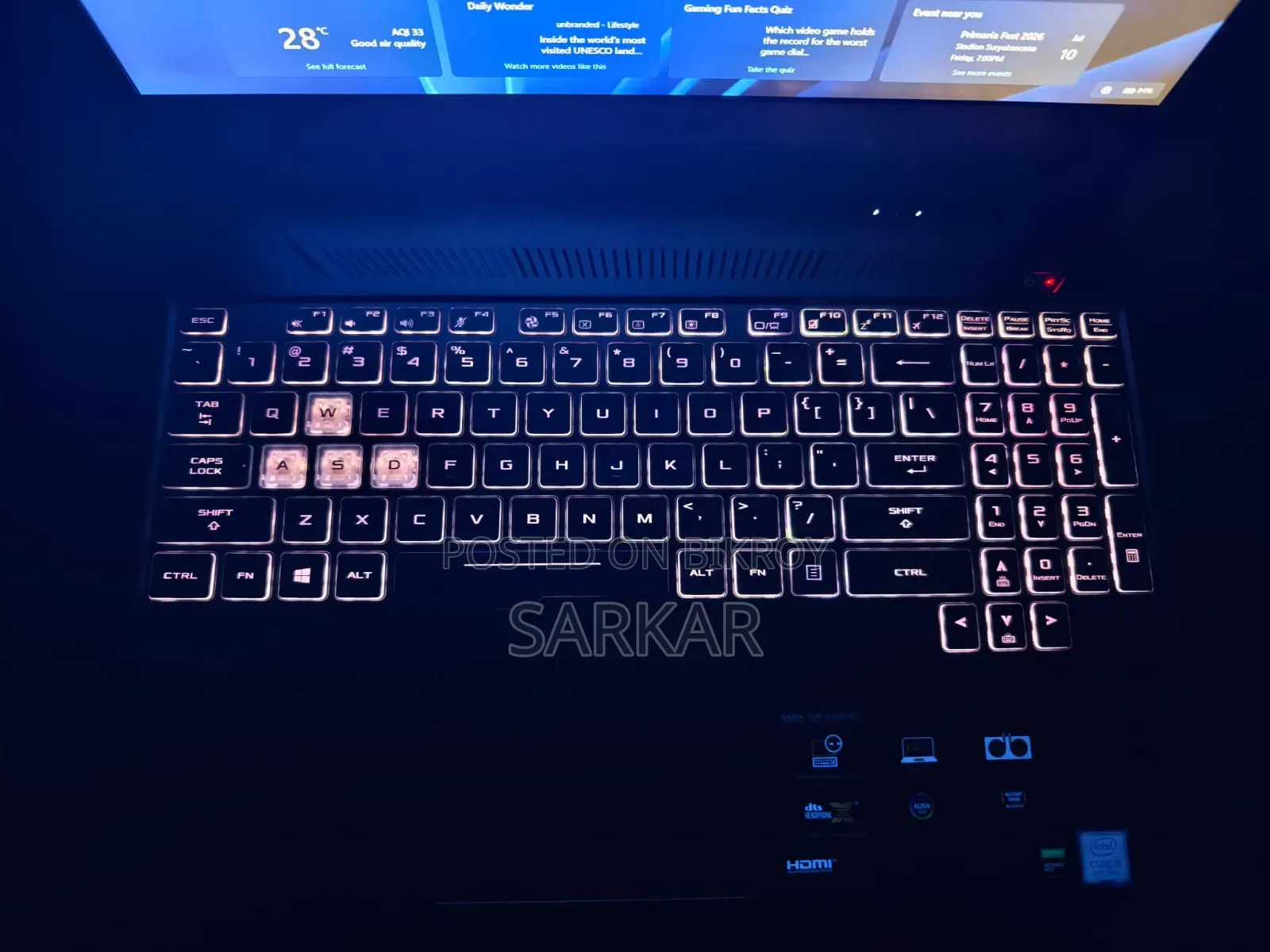 Laptop Asus TUF Gaming FX504 8GB Intel Core i5 SSD 512GB