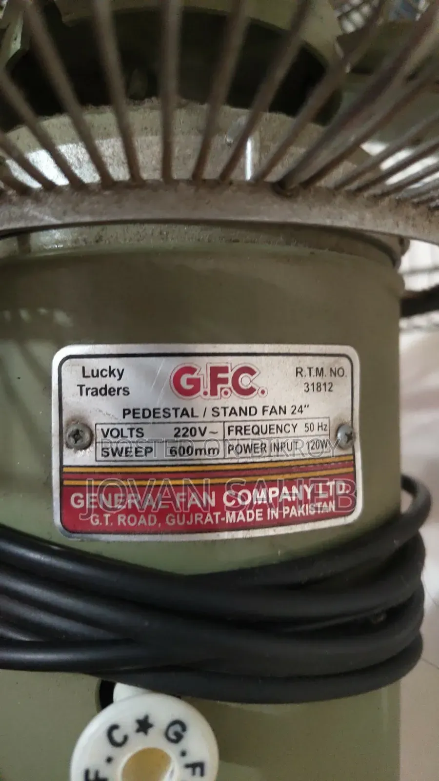 GFC Fan 24" Brand New