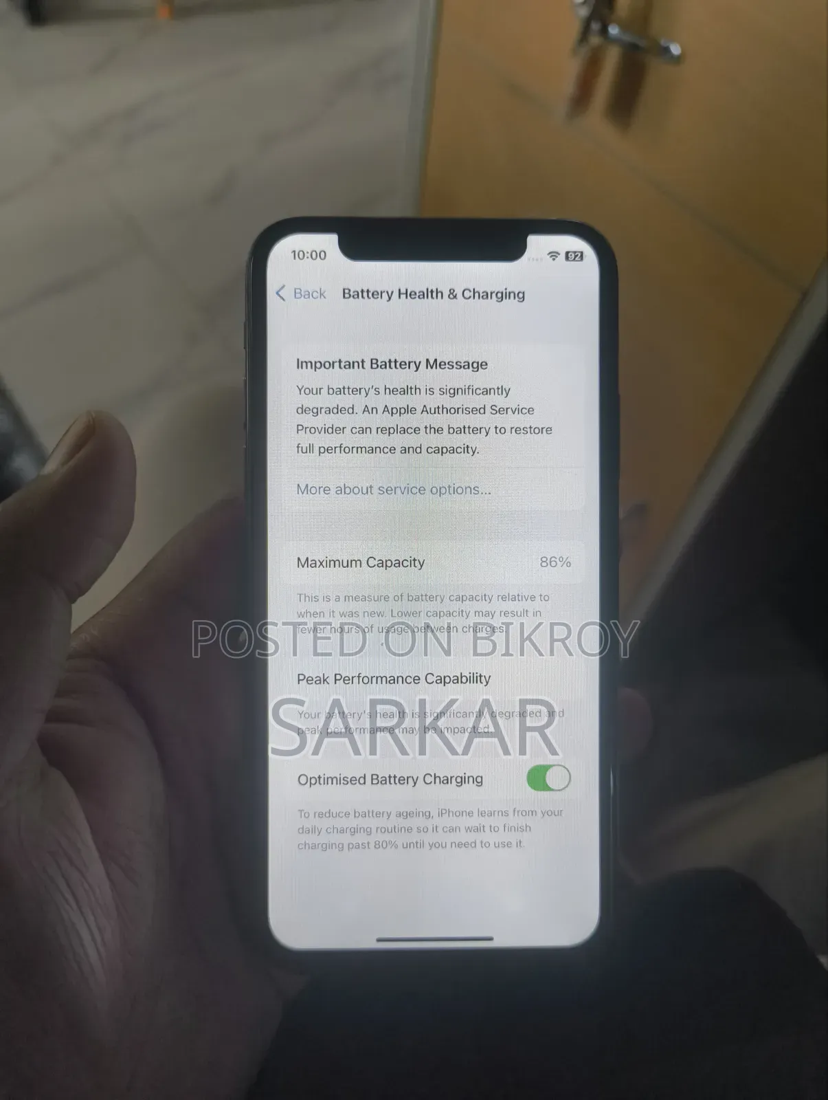 Apple iPhone X 64 GB Black