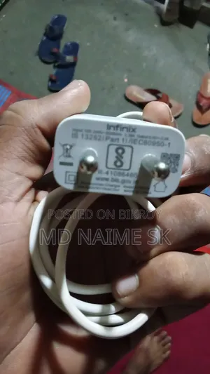 ইনফিনিক্স এর অরজিনাল ১৫ ওআট চার্জার বিক্রি