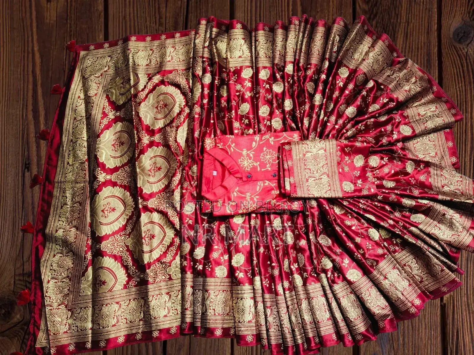 Premium Saree-Panjabi Couple Set (with Matching Blouse Piece)