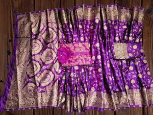 Premium Saree-Panjabi Couple Set (with Matching Blouse Piece)