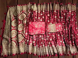Premium Saree-Panjabi Couple Set (with Matching Blouse Piece)