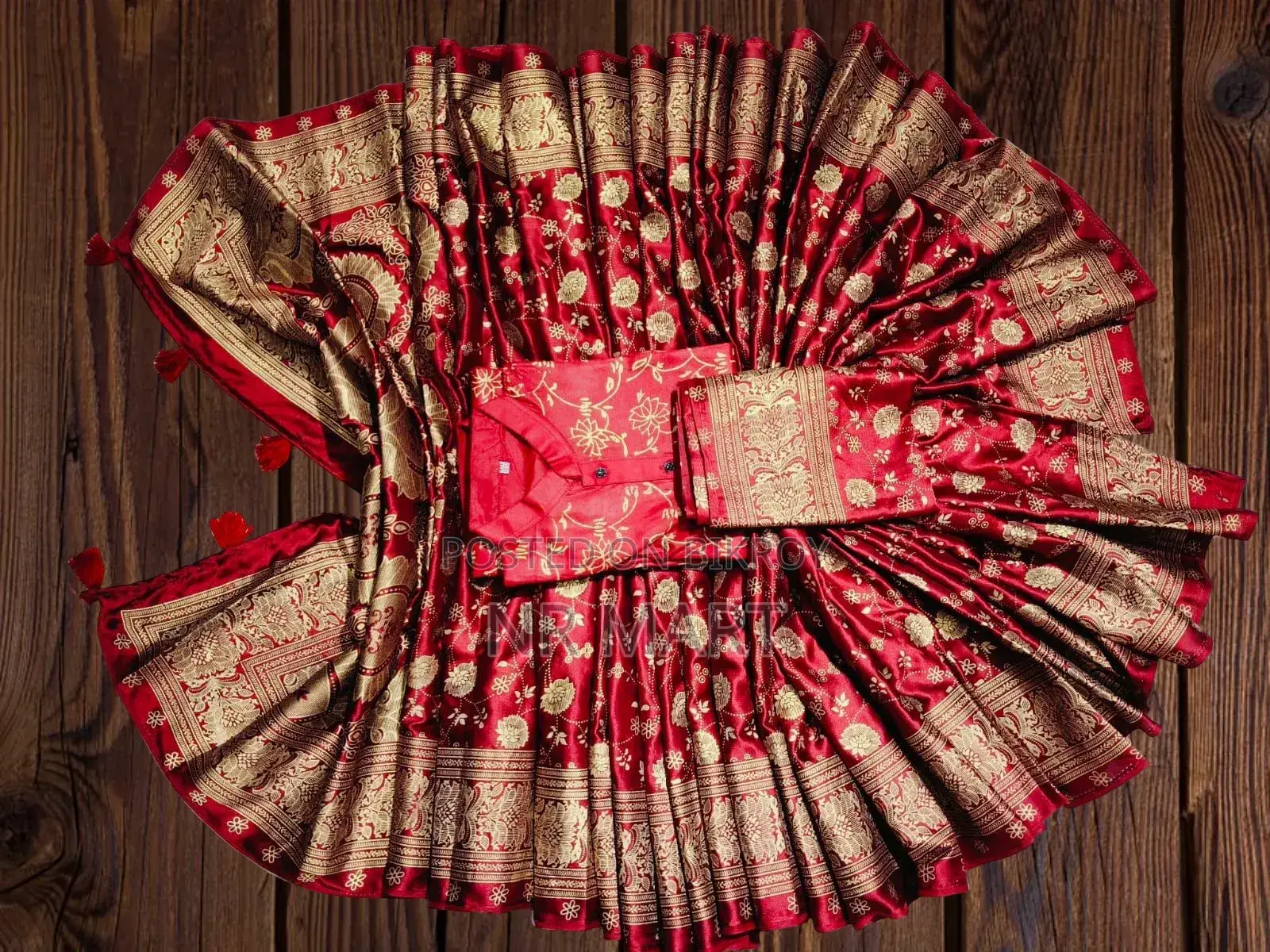 Premium Saree-Panjabi Couple Set (with Matching Blouse Piece)