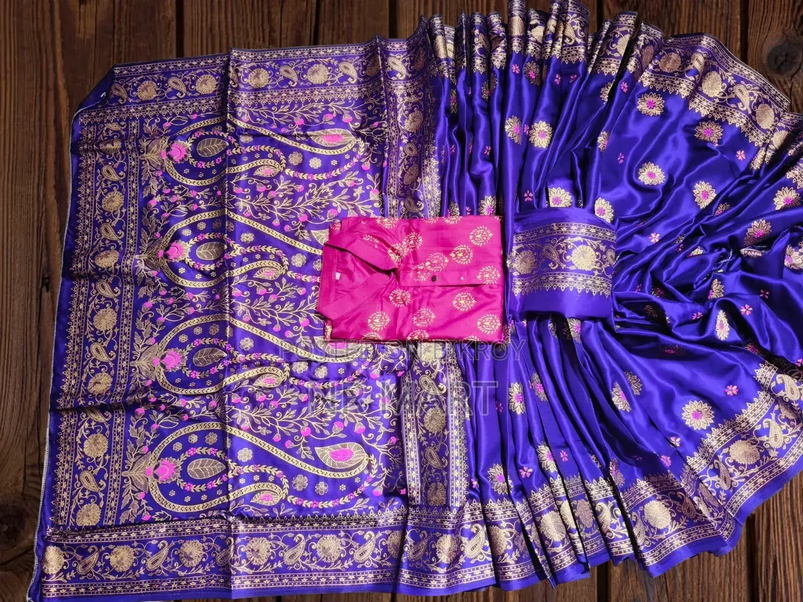 Premium Saree-Panjabi Couple Set (with Matching Blouse Piece)
