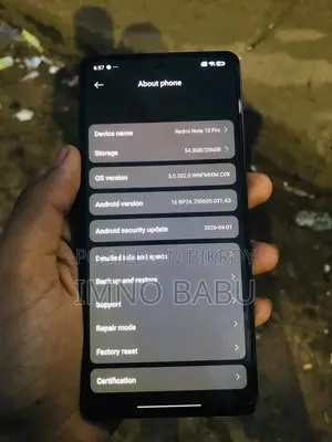 Xiaomi Redmi Note 13 Pro 256 GB Black