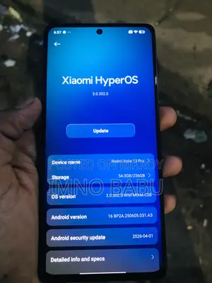 Xiaomi Redmi Note 13 Pro 256 GB Black