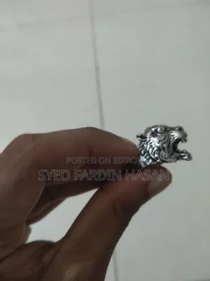 Tiger Head Ring for Boys